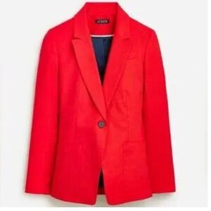 J. Crew Helena Blazer red size 14